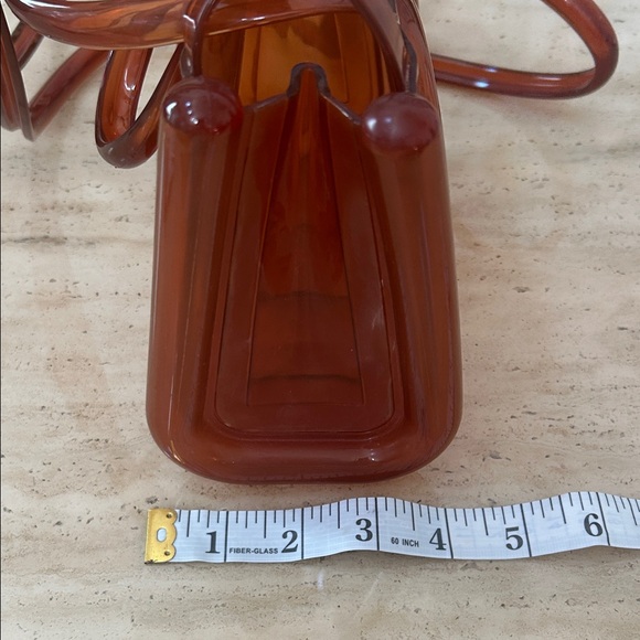 Telfar X Melissa collab Mini Transparent Amber Tote - Picture 8 of 8